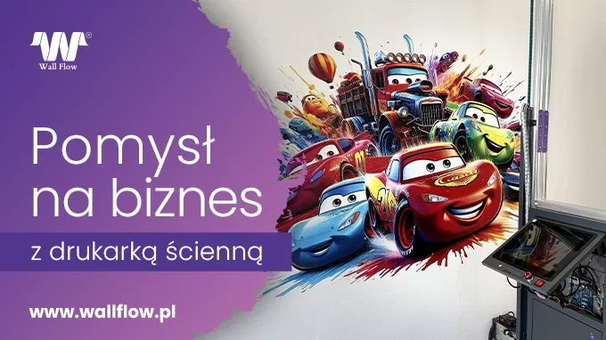 Pomysł na biznes z drukarką ścienną Wallartist plus V2. Wallflow