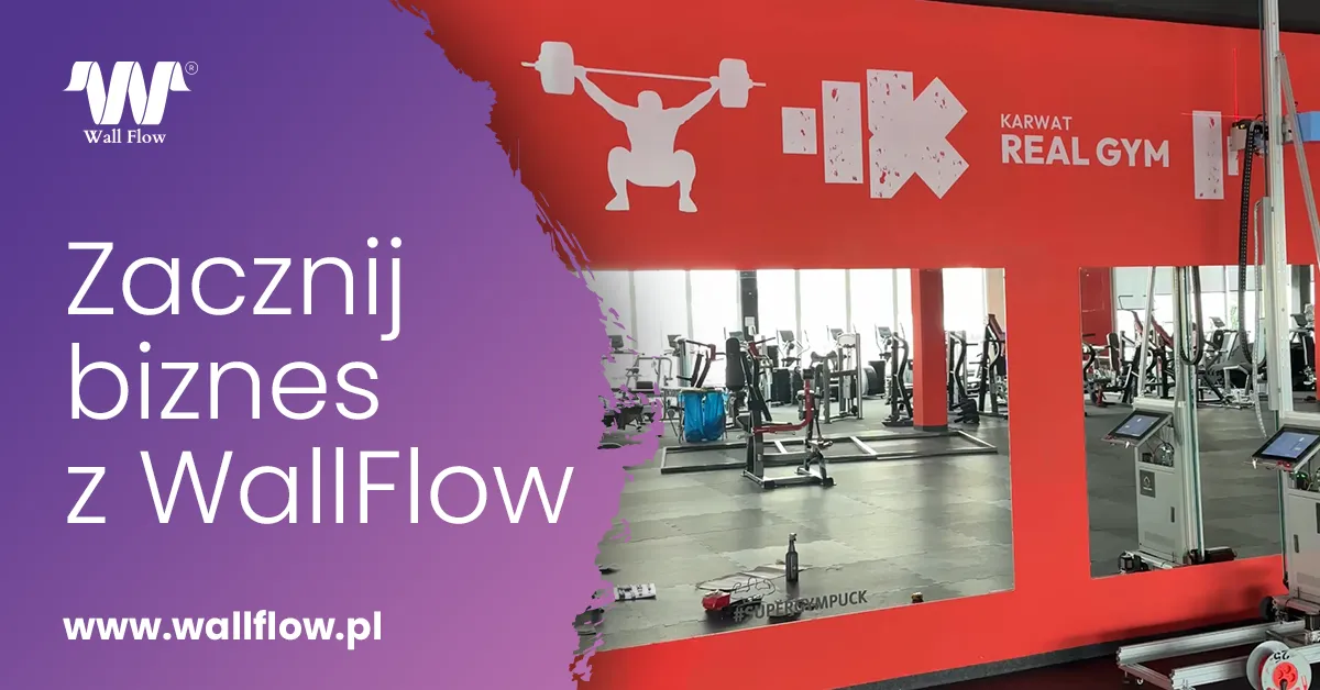 Pomysł na biznes z drukarką ścienną Wallartist plus V2. Przykład realizacji w przestrzeni komercyjnej. Zacznij z Wallflow