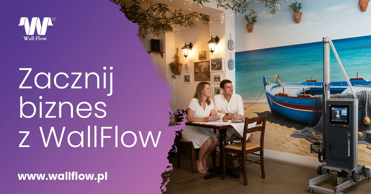 Pomysł na biznes z drukarką ścienną Wallartist plus V2. Zacznij z Wallflow